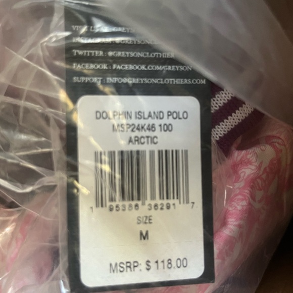 GREYSON ⛳️ DOLPHIN ISLAND POLO in Arctic - Picture 2 of 12